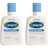 Cetaphil Face Wash Gentle Skin Cleanser for Dry to Normal, Sensitive Skin, 125 ml Hydrating Face Wash with Niacinamide, Vitam