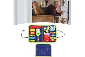 ‎PLPLAAOO Zappeldecke für Demenz,Zappeldecke für ältere Menschen, Gedächtnishilfe, Fidget Sensory Pad, Demenz-Sensorikspielzeug, Zappeldecke, Druckentlastungstuch für Alzheimerpatienten, Geschenk für ältere Me