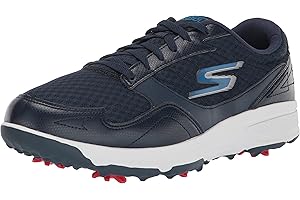 Skechers Men's Men's Torque Sport Fairway Relaxed Fit Spiked Golf ShoeSneaker