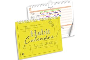 Clever Fox Calendario de hábitos – Rastreador de hábitos inspiradores para hábitos atómicos – Colorido diario planificador de hábitos y objetivos para aumentar la productividad y convertirse en tu