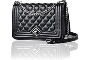 Travistar Bolso de Hombro Pequeña de Mujer Bolso Bandolera Cadena Cruzado Crossbody Bag Cuero PU Bolsos Mano