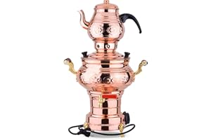 TUBIBU Ensemble théière Samovar en cuivre fait main Cuivre 4.