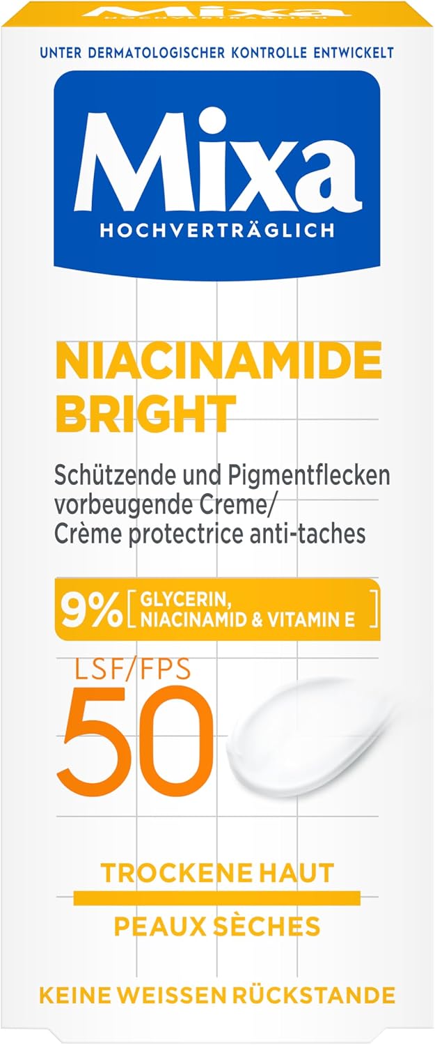 Mixa Crème hydratante anti-taches pigmentaires, convient pour le visage, le corps et les m - Mise en situation et utilisation