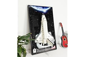 WETCEAOM Cadre pour Lego NASA Space Shuttle Discovery 10283, Tableau d'affichage mural pour Lego les amateurs, taille : 75x45 cm（sans modèle）