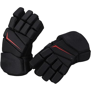 Guanti Da Hockey KOOKABURRA Rebuke - Taglia S, Nero, Per Interno/Esterno