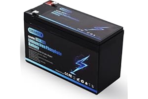 SHUNBIN Lifepo4 Akku 12V 6Ah Unterstützt Reihen-/Parallelschaltung Lithium Eisenphosphat Batterien für Sonnensystem/Wohnmobil/Boot/Golf Carts