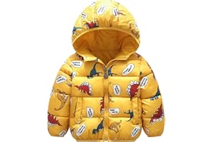 Minizone Niños Chaqueta con Capucha Abrigo de Invierno Ligeras Traje de Invierno 3-4 Años
