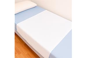 ‎BEST QUALITY PIMPAM FACTORY 100% GUARANTEED PimPam Factory Waterproof Mattress Protector, Washable Mattress Topper, Dimensions: 80 x 190 cm, Ideal for Cots, Adults or Pets with Incontinence