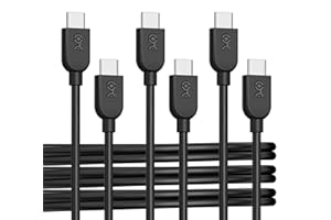 Cable Matters Kabel do ładowania USB C w opakowaniu 3 szt. 0,9 m z zasilaniem o mocy 60 W (kabel USB C na USB C) w kolorze czarnym, kompatybilny z iPhone 15/15 Pro/15 Plus, iPad Pro, Samsung Galaxy