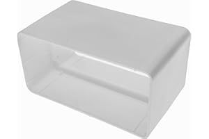 VENT SYSTEMS 220 x 55 mm connettore tubo rettangolare per il collegamento del tubo Sistema di ventilazione, riscaldamento, raffreddamento.