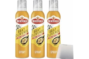 usy Bundle für Bertolli Bratolivenöl Spray 3er Pack (3x200ml Flasche) + usy Block