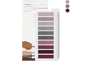 ‎ORDINATE 200 Stück Haftnotizen Tabs, Gray Stile Pagemarker Selbstklebend Pastell Beschreibbare Haftstreifen Klebezettel mit Lineal für Seitenmarkierung Lesezeichen (B-200 Stück Sunset Glow)
