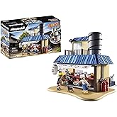 Playmobil 70668 Restaurant Ramen Ichiraku &ndash; Naruto &ndash; Heroes Issu de la serie d'anime &ndash; i&ccedil;in efsanevi sahneler veya Inventer d