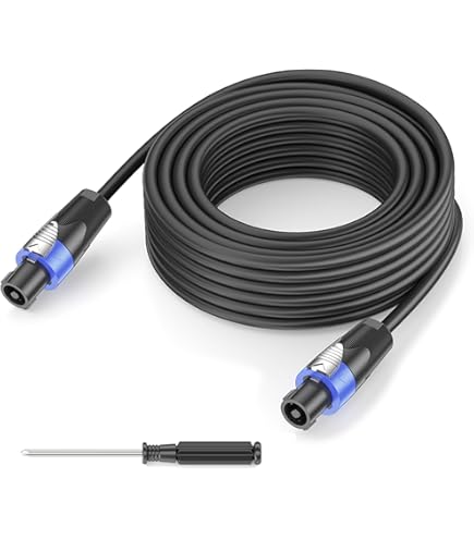 Cavo Audio Speakon A Speakon Audibax Silver 20m - Professionale Per Altoparlanti E Amplificatori - Foto 10