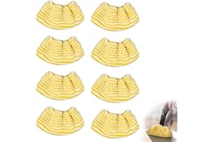 8 stycken ångrengörare mikrofiber ersättningsdukar, för Kärcher ångtvätt EasyFix SC1, SC2, SC3, SC4, SC5, Kärcher ångtvätt ti