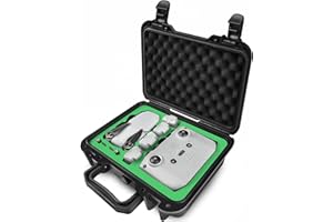 LEKUFEE Estuche Rigido para dji Mini 4K/dji Mini 2 Se Drone y Mavic Mini 2 Drone Accesorios (Espuma EVA Color - Verde)
