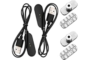 GUFASTOE Paquete de 2 bases de carga magnéticas de repuesto/base de carga, cable USB y 2 pantallas ajustables para sándwich empujador 3D, piezas de repuesto para Pax-2 / Pax-3