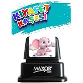 Kıyafet Kaşesi Pembe Fil Temalı &Ouml;ğrenci Kaşesi/Kıyafet Etiketi/Kumaş Kıyafet Kaşesi