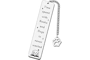 SDOFY Dog Bookmark for Women Men Cute Bookmarks for Book Lovers Dog Bookmarks Gifts for Dog Lovers Dog Dad Dog Mum Girls Boy