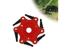 Ellxen Brush Blade for Strimmer Trimmer,Garden Strimmer Blade Tooth,Replacement Lawn Mower Blades,Garden Blades Universal 5 Teeth for Strimmer Trimmer for Trimmer Weed Eater Accessories Garden
