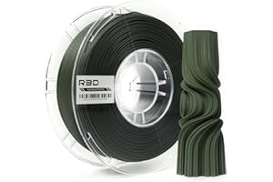 R3D PLA Pro Matte Olive Green High Speed Filament 1.75mm 1KG, 3D Printer Filament for 30-600 mm/s High-Speed Printing, Dimensional Accuracy +/- 0.02 mm, 1kg Plastic Spool, Compatible with AMS