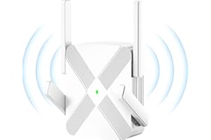 COOYA New 2024 WiFi Extender 1200Gbps Signal Booster | Dual Band 5GHz & 2.4GHz, New Gen up to 4X Faster, Longest Range Than Ever Super Antennas, Signal Amplifier w/Ethernet Port, Alexa Compatible