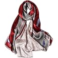 STORY OF SHANGHAI Womens 100% Natural Mulberry Silk Scarf Multi-use Scarves for Ladies