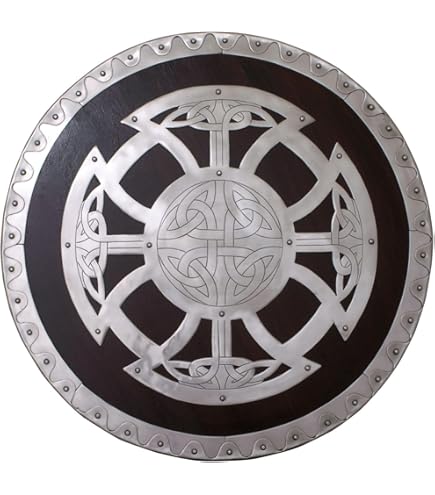 Mittelalterlicher Holzschild - Ritter Schild Für LARP & Kostüme