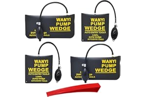 WANYI Coussin d'air pompe à air bricolage coussin levage kit de levage meuble lourd (2 Platz+2 Großes Rechteck) Noir Étaux pneumatiques Moderne