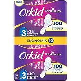 Orkid Platinum Hijyenik Ped Uzun Extra (Boy 3) Ekonomik Paket 10 Adet Ped