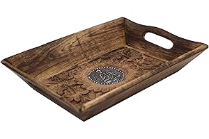 Diko.style® - Vassoio sottovuoto in legno decorativo - stile orientale con Buddha decorativi, elefante fortunato e altro ancora da scegliere porta chaves -24 x 15,5 x 4,6 cm (Buddha)