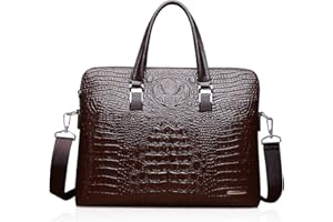 NICOLE & DORIS Bolsos de Mano 2 Piezas Bolso Bandolera de Mujer Maletín de Hombre Maletín para Business Bolsa de Mensajero Cuero PU Bolsos de Hombro Trabajo