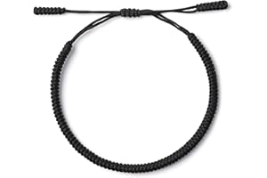 Reclaiming Zen Tibetan Buddhist Bracelets for Women and Men - Many Rope Colours, Adjustable Size for Almost Any Hand - Handmade String Bracelets with Lucky Knot - Spiritual Gifts for Women and Men
