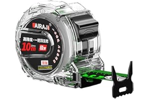 BBAUER Cinta Métrica Transparente, Cinta Métrica De Doble Cara De 5m/7,5m/10m Con Estuche Transparente, Cinta Métrica Multiusos, Cinta Métrica Para Medir Cualquier Cosa En Cualquier Proyecto