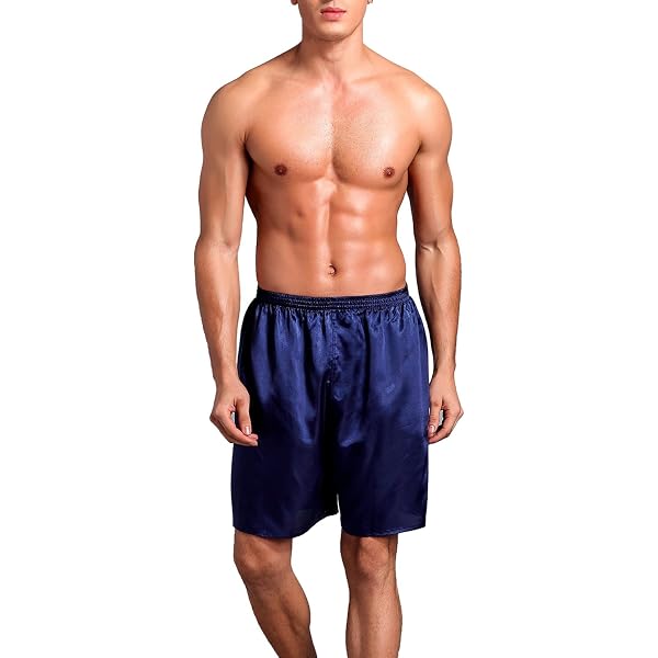 Short De Pyjama Homme En Modal Et élasthanne - Confortable, élastique, Lavable Machine - Taille Ajustable (XX-Large Exemple)