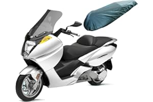A-PRO Funda de Asiento Impermeable Universal Maxi Scooter Moto Cubierta Sillín Negro M