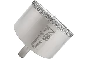 NBB Brocas de diamante con vástago triangular, corona diamante, taladrar en húmedo en mármol, piedra lujo, cerámica, granito, azulejo, vidrio, tec. galvanizada, en taladros de cable o sin cable(68mm)