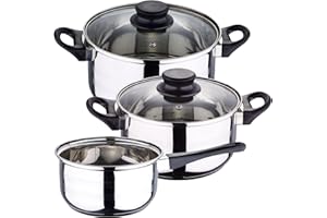 WELL HOME MOBILIARIO & DECORACIÓN Batería de cocina 5pc acero inoxidable
