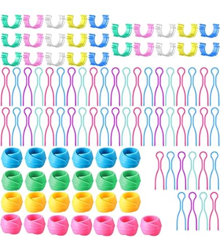 Agatige Pinces à Bobines En Silicone - Lot De 40 En 4 Couleurs - Idéal Pour Machines à Coudre Et Broderie
