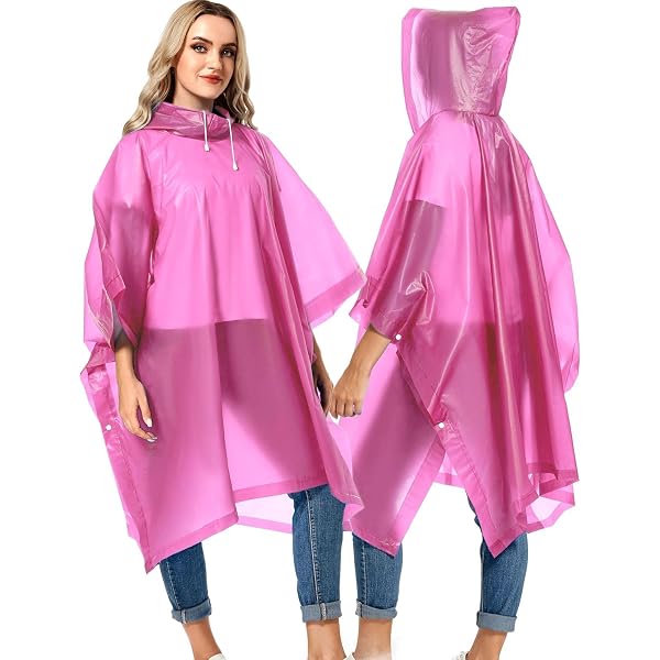CJQRL Poncho Pluie Enfant Bleu - Imperméable Réutilisable Pour 90-130 Cm