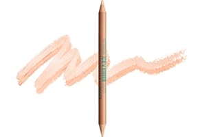 NYX Professional Makeup Rozświetlacz do brwi, dwustronny pisak, do rozświetlania, zakrywania i kształtowania, Wonder Pencil, Medium Peach