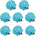 Sanwa 8 pcs OBSF-30 Original Push Button 30mm - for Arcade Jamma Video Game & Arcade Joystick Games Console (Blue) S@NWA