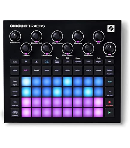 Novation Circuit + 専用UDGケース UDGの機材ケース、U8487BLのご紹介です。