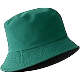 Perlotus &Ccedil;ift Taraflı Bucket Kova Balık&ccedil;ı Şapka Unisex%100 Pamuklu Siyah İ&ccedil; Astarlı D&ouml;rtmevsim Mevsim Kullanım, Geniş Siperli