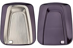 kwmobile Funda Compatible con BMW Llave de Coche Smart Key de 4 Botones - Carcasa Suave de TPU - Cover de Mando y Control de Auto en Negro Brillante/Violeta