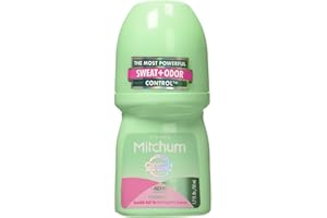 Mitchum For Women Roll On, Anti-Transpirant & Deodorant, Powder Fresh, 50 ml (6 Stück)