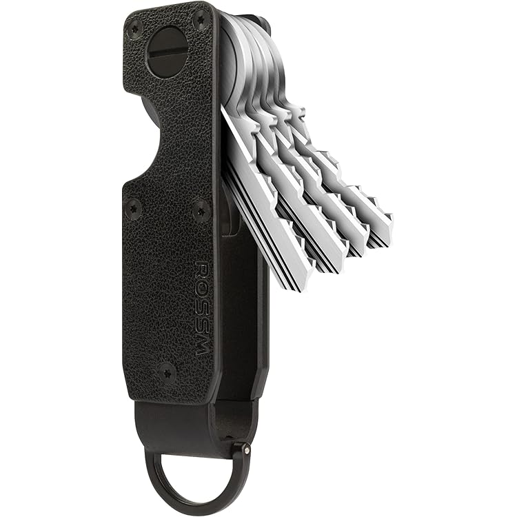 ROSSM Organisateur De Clés Porte-clés Compact En Métal | Porte-clés Innovant Minimaliste | Porte-clés Intelligent Qui Protège 2 à 6 Clés | Votre Wishlist Sur