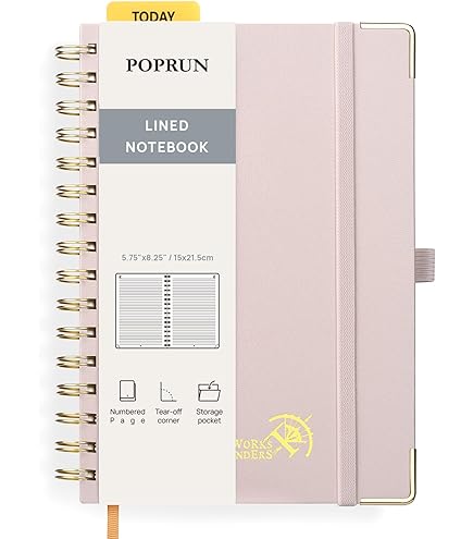 Blocco Appunti Leitz A4 Con Spirale - 90 Fogli A Quadretti, Carta Opaca, Confezione Da 5 - Foto 3