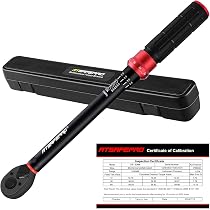 Clé Dynamométrique 1/2" 50-350 Nm - Précision ±3%, Tête 72 Dents | Pour Moto, Voiture, SUV