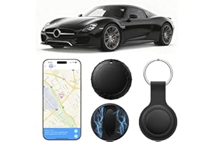 GNLLYIL GPS Coche localizador, Localizador GPS para Coche, Compatible con Android y iOS, Seguimiento en Tiempo Real, Mini magnético para Coches Tracker rastreador Oculto para Coches Sin cuota mensual -Negro